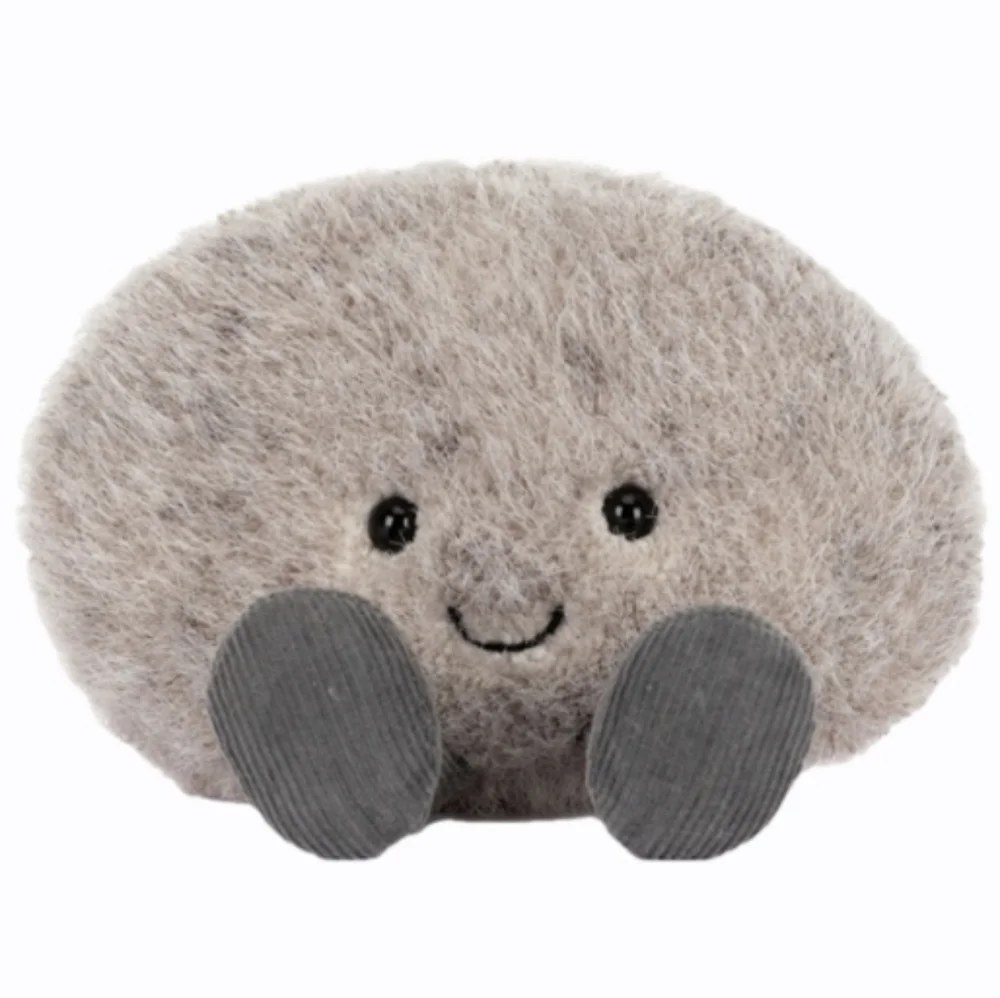 Jellycat Amuseables Pebble 4.3x4.3x3.1" Soft & Plush BNWT Authentic - Picture 2 of 7